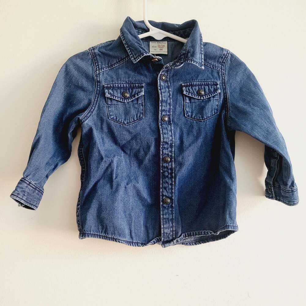 Zara baby 12-18M denim shirt